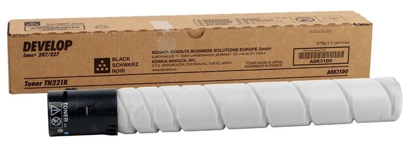 Develop TN-221 Orjinal Siyah Toner İneo +227 +287 A8K31D0