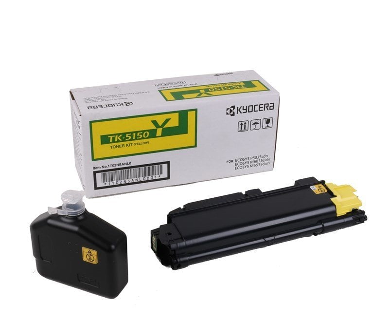 Kyocera Mita TK-5150 Orjinal Sarı Toner Ecosys P-6035 P-6535