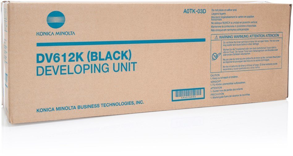 Minolta DV-612K Orjinal Siyah Developer ÜnitBizhub -552 -652 C-452 C-552 A0TK03D