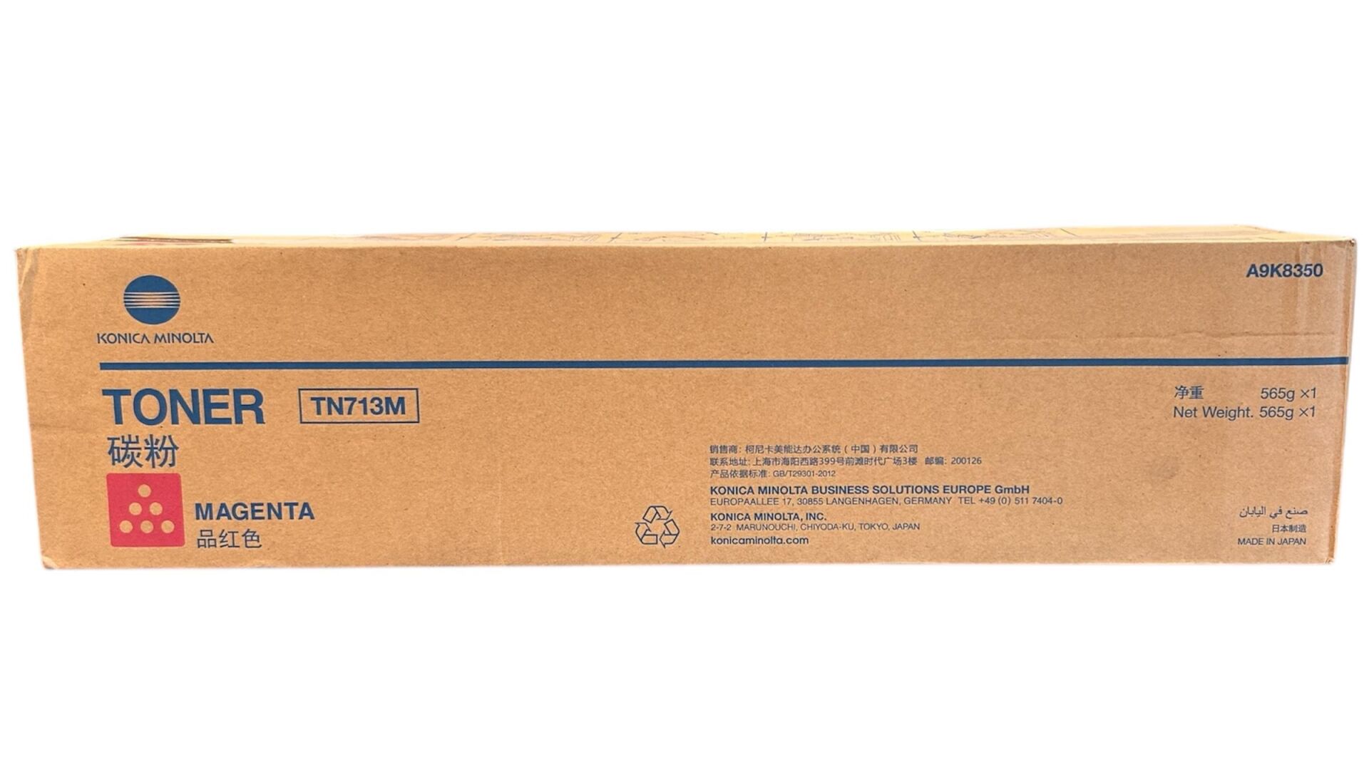 Minolta TN-713 Orjinal Kırmızı Toner Bizhub C-659  C-759 A9K8350