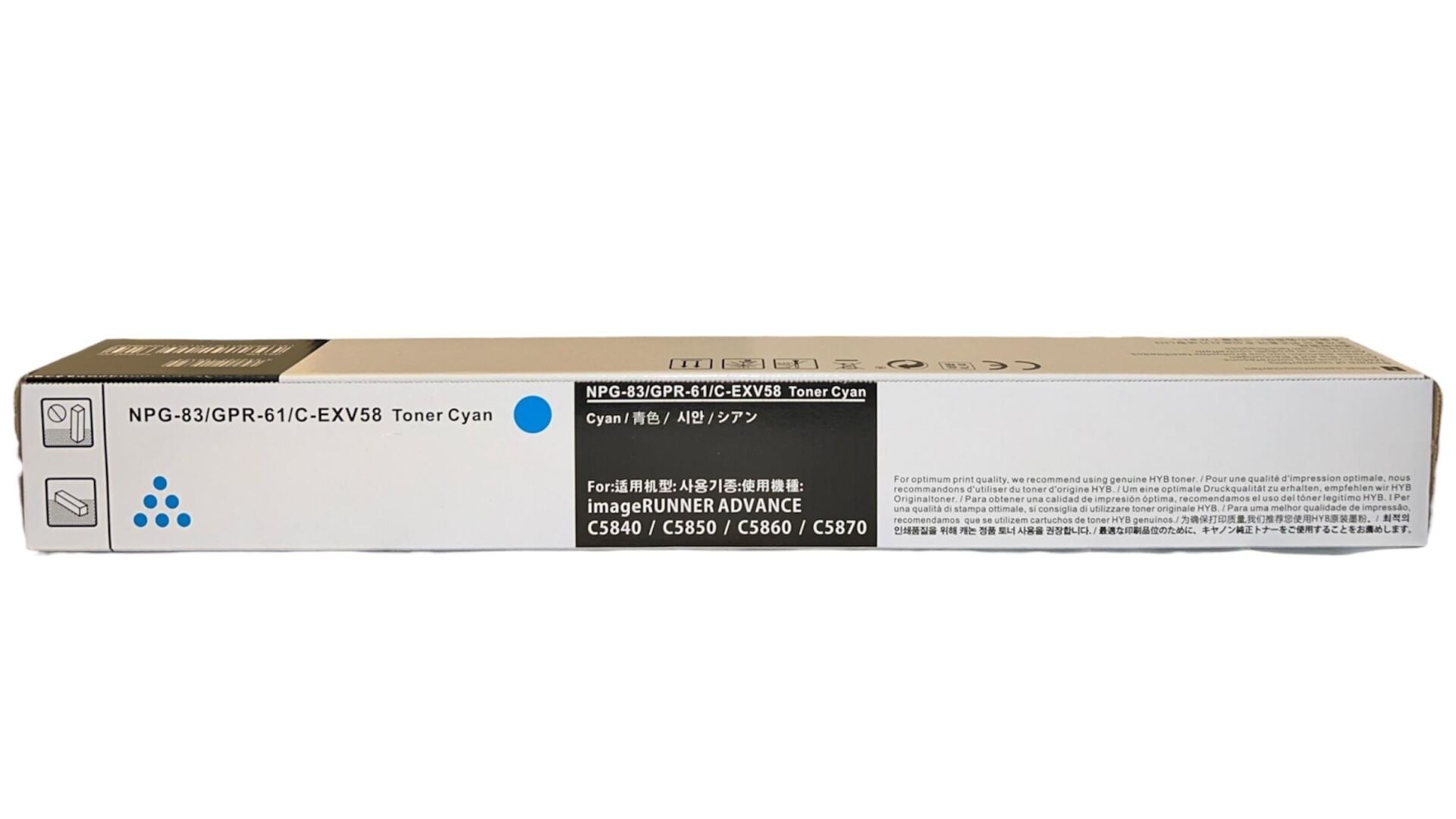 Canon EXV-58 Smart Mavi Toner ADVANCE DX C5840i C5850i C5860i C5870i 60k.