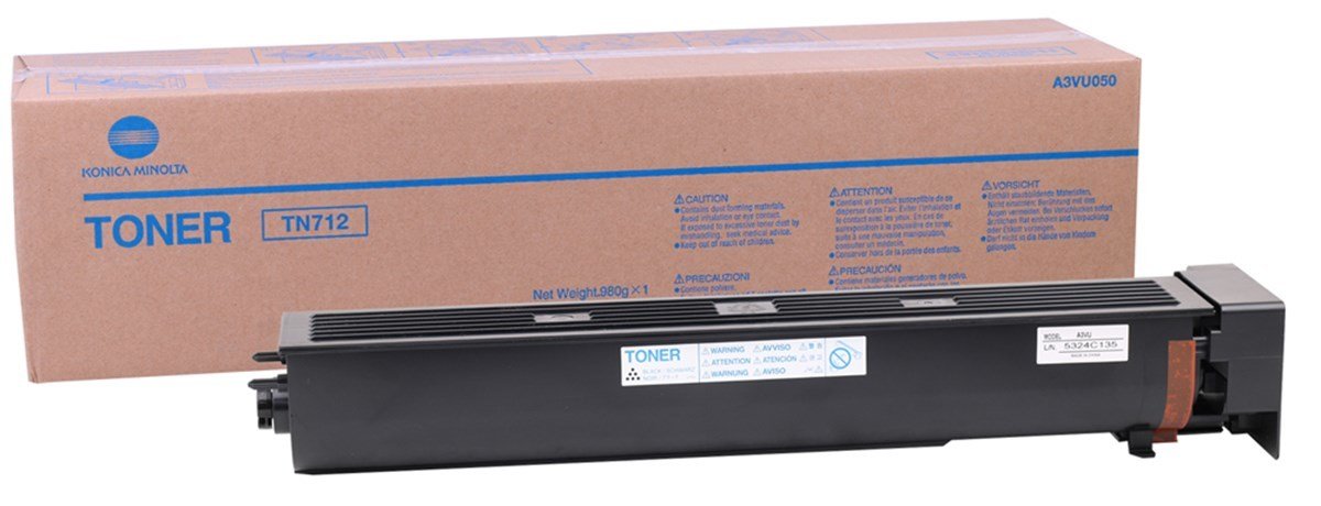 Minolta TN-712 Orjinal Toner Bizhub 654 654e 754 754e