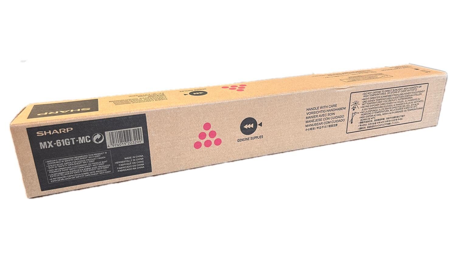 Sharp MX-61GT-MA Orijinal Kırmızı Toner MX-3060 3070 3570 3061 2651