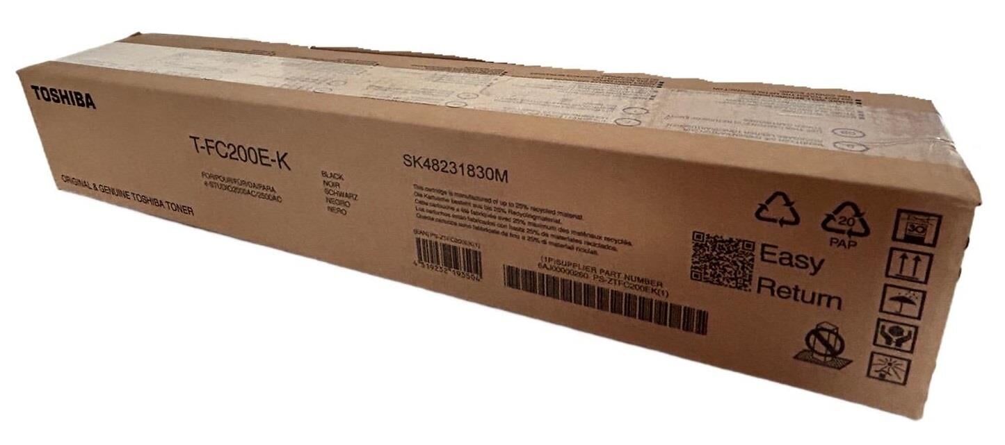 Toshiba T-FC200E-K Orjinal Siyah Toner e-Studio 2000AC 2500AC 38,4k 6AJ00000260