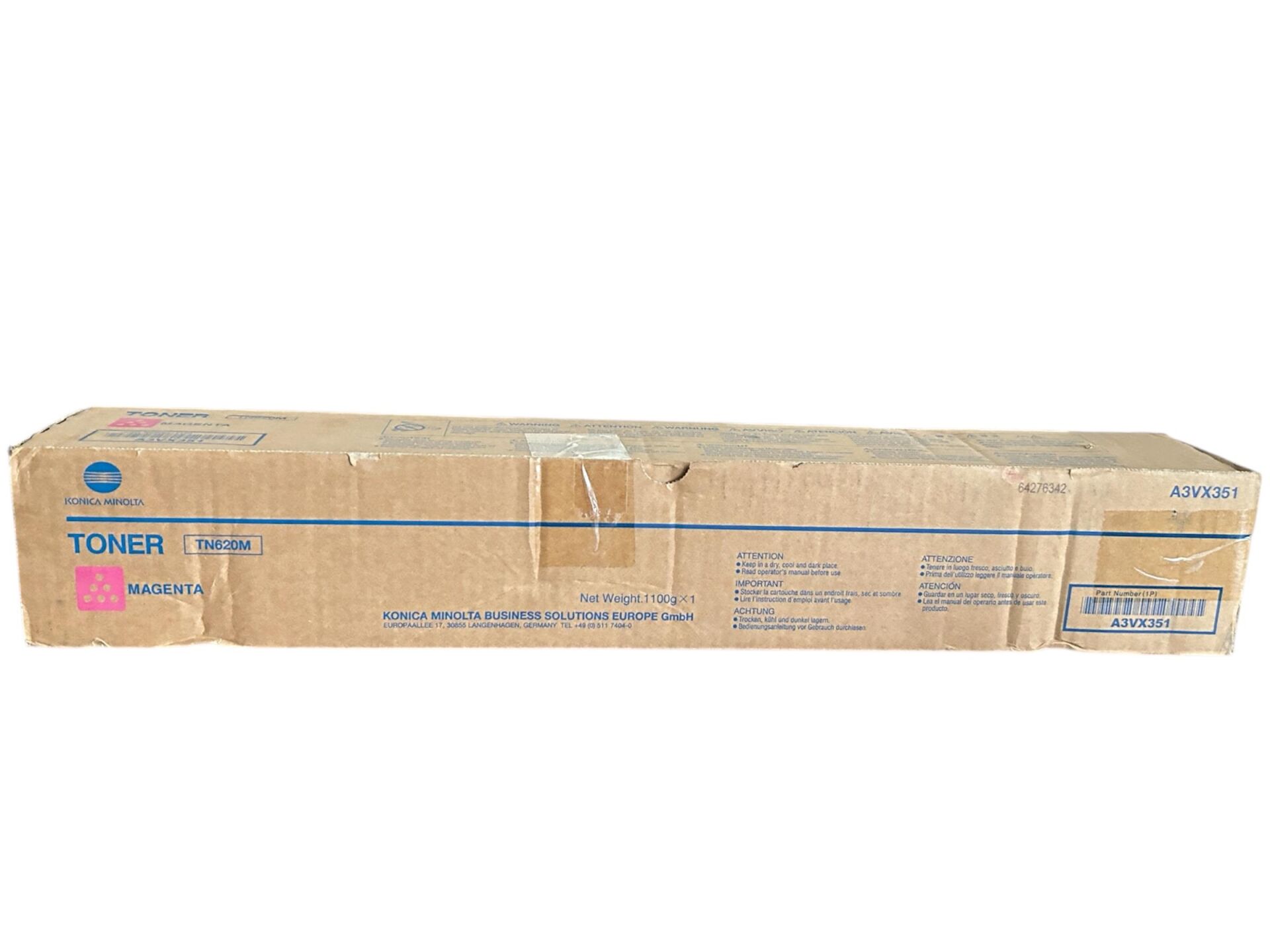 Minolta TN-620 Orjinal Kırmızı Toner Press C1060L C2060L Press C1060 A3VX351