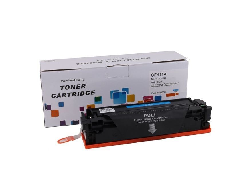 HP CF-411A CRG-046 Mavi Muadil Toner M-452  M-477 Canon LBP-652 654 MF-731 734