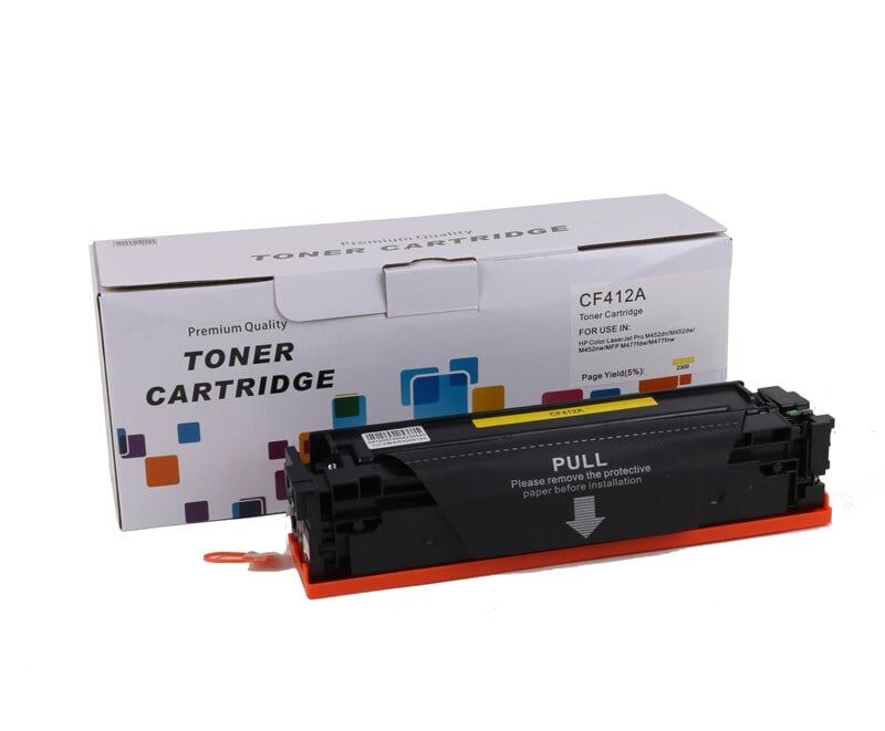 HP CF-412A  CRG-046 Sarı Muadil Toner M-452 M-477 Canon LBP-652 654 MF-731 734