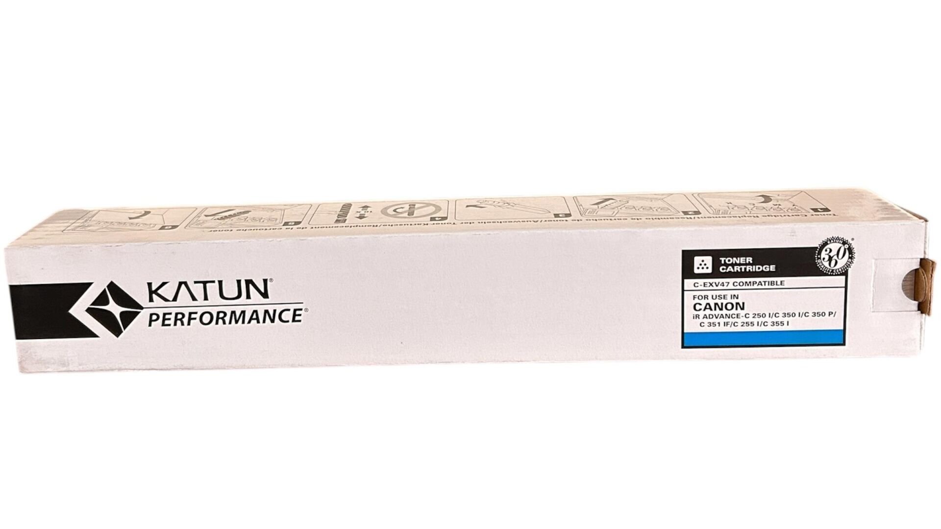 47948-Canon EXV-47 Katun Mavi Toner IR-C  -250i  -255i  -350i  -355i