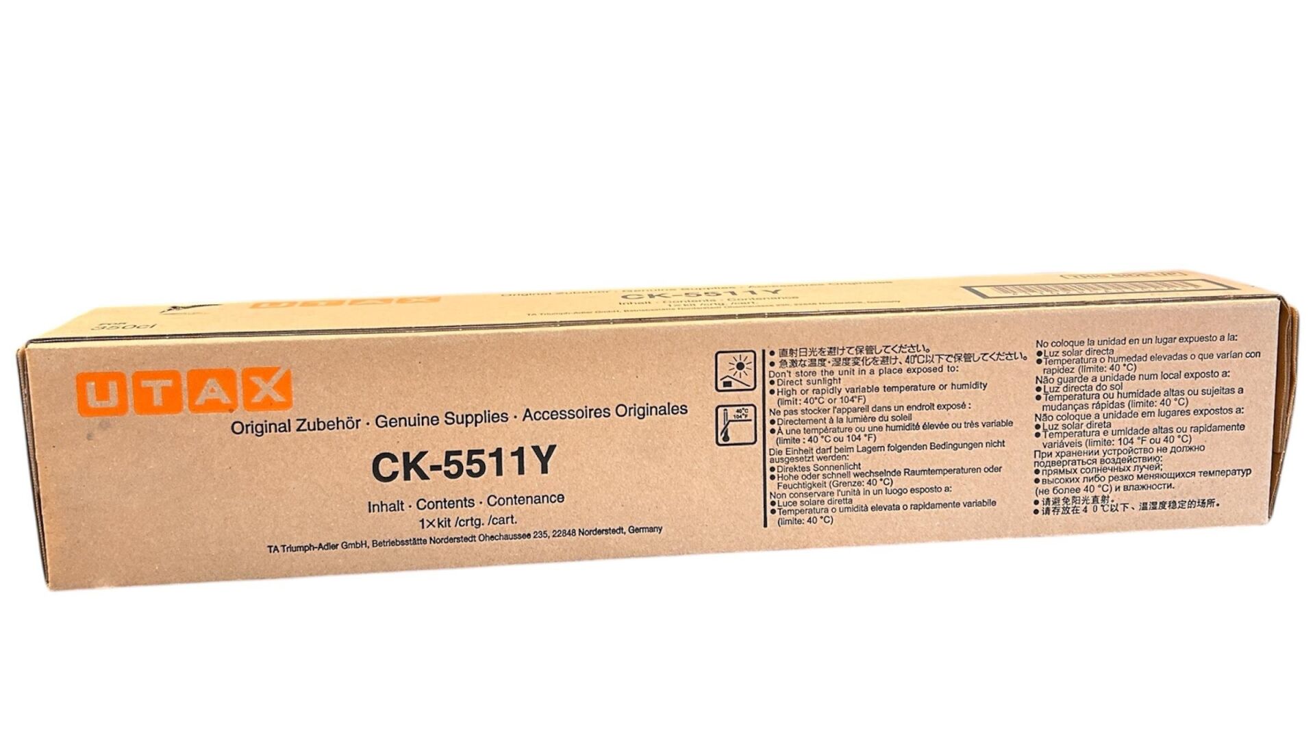 Utax CK-5511 Orjinal Sarı Toner 350ci 352ci