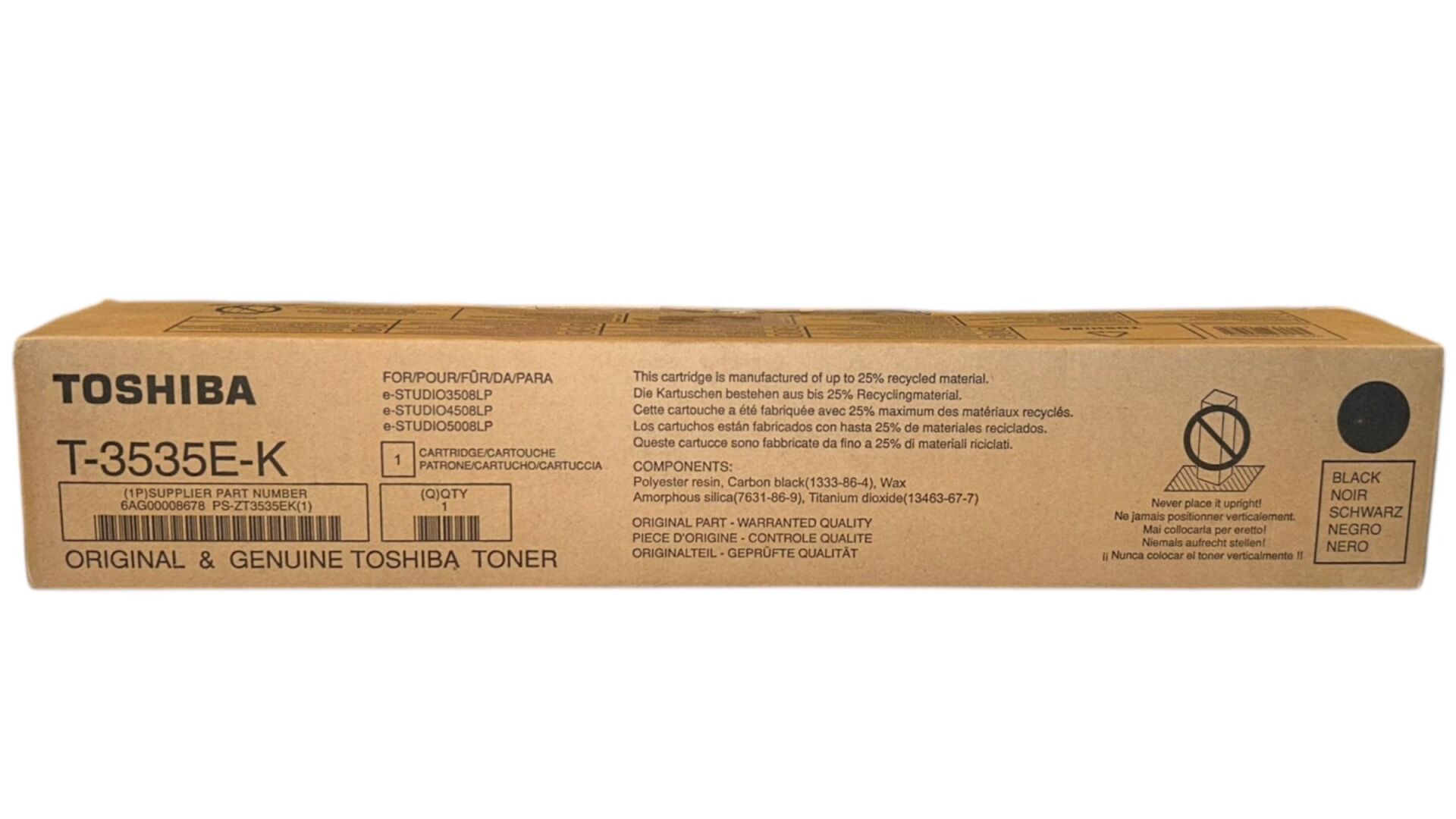Toshiba T-3535E-K Orjinal Siyah Toner e-Studio 3508 4508 5008 (38,4k)
