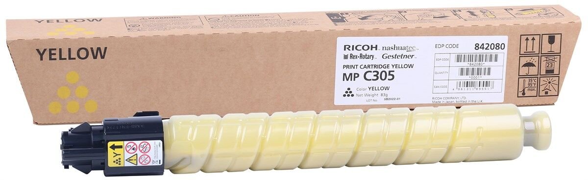 Ricoh MP-C C305 Orjinal Sarı Toner