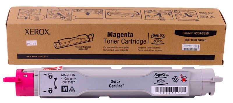 Xerox Phaser 6300  6350 Orjinal Kırmızı Toner 106R01083 7k