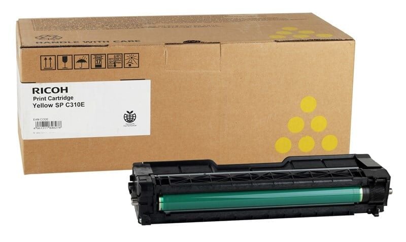 Ricoh SP-C C310HE Orjinal Sarı Toner SP-C 231 232 242 311 320 Yüksek Kapt