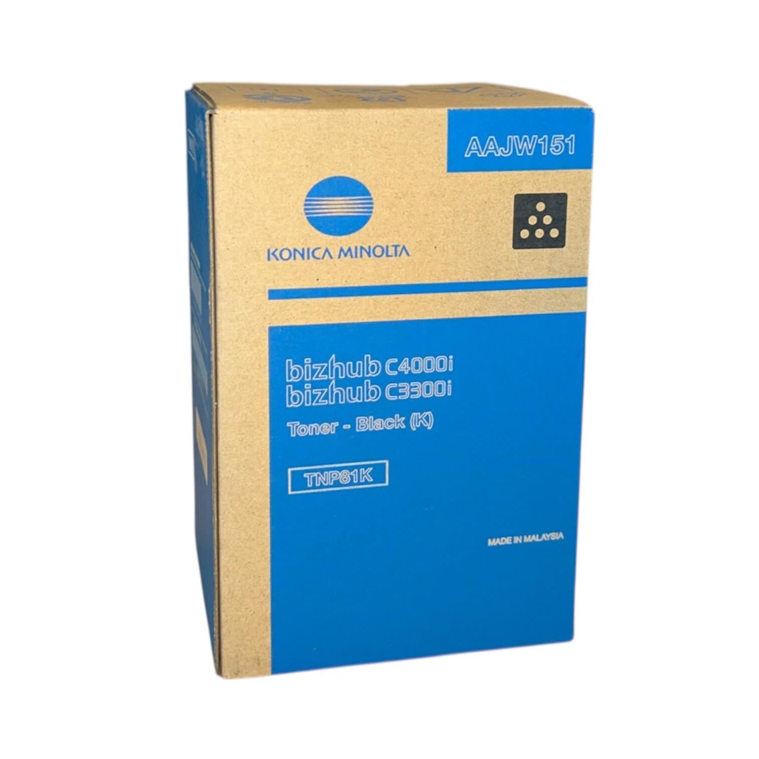 Minolta TNP-81 Orijinal Siyah Toner Bizhub C-3300i C-4000i AAJW151