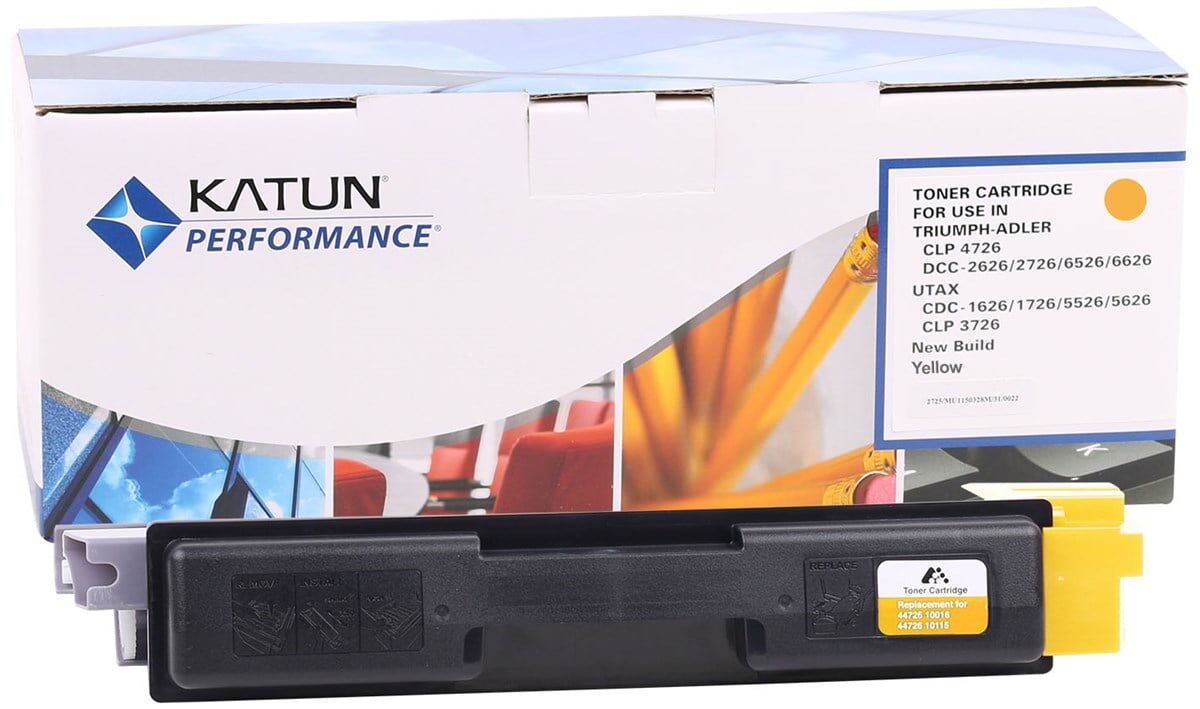 43841-Utax *CDC 1626 1726 3726 Katun Sarı Toner Triumph Adler DCC 5526 6526