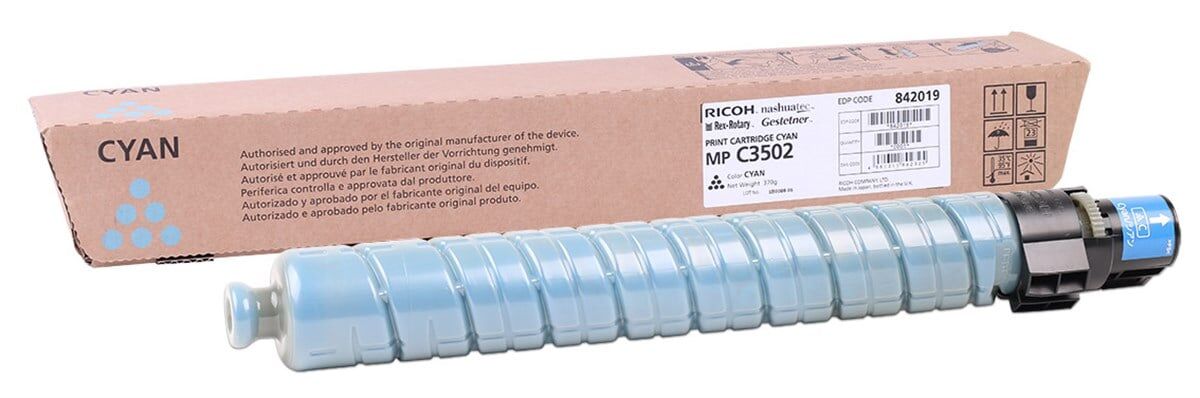 Ricoh MP-C 3502 Orjinal Mavi Toner MP-C 3002 842019 841742