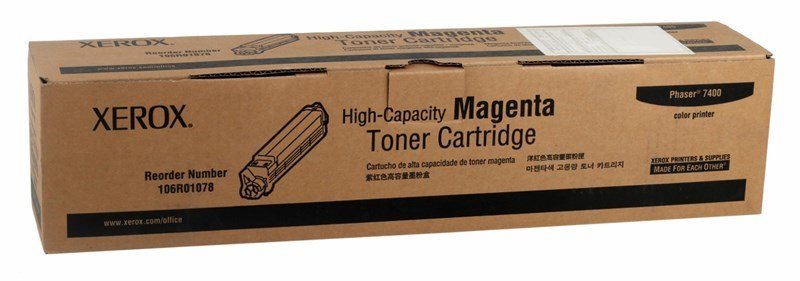 Xerox Phaser 7400 Orjinal Kırmızı Toner (106R01078) (18k)