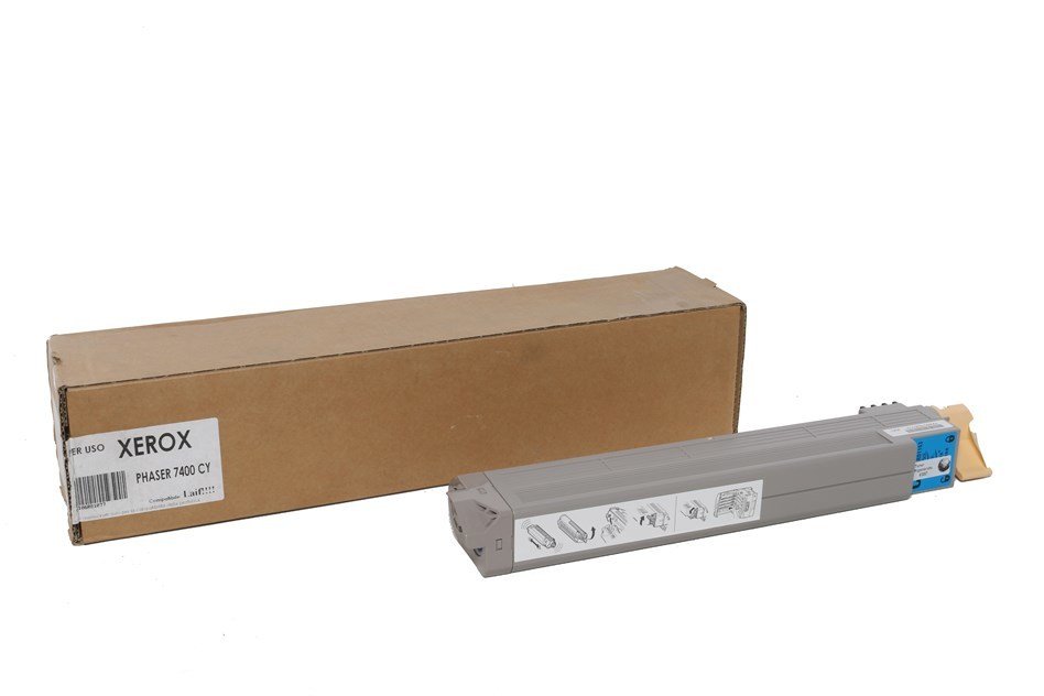Xerox Phaser 7400 Muadil Mavi Toner (106R01077) (18k)