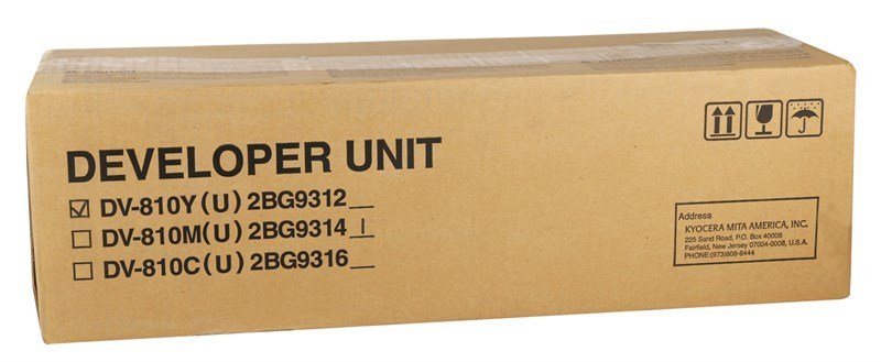Kyocera Mita DV-810 Orjinal Sarı Developer Unit FS-C 8026