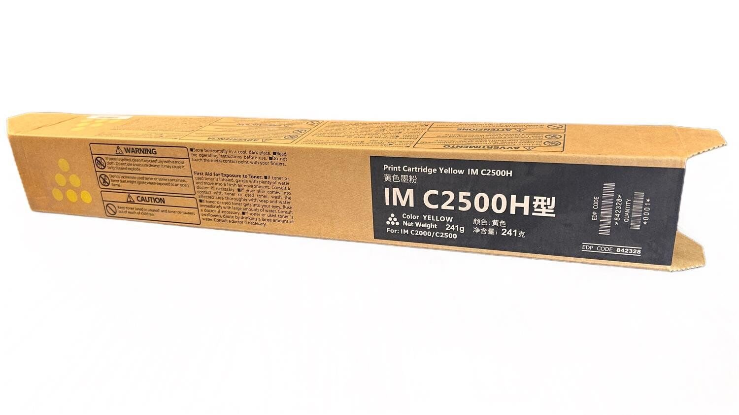 Ricoh IM C2000 IM C2000A Sarı Smart Toner IM C2500 C2500A 252g