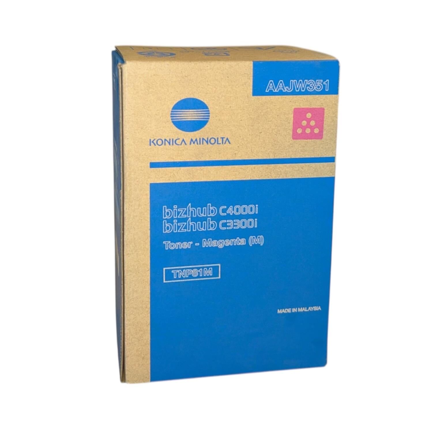 Minolta TNP-81 Orijinal Kırmızı Toner Bizhub C-3300i C-4000i