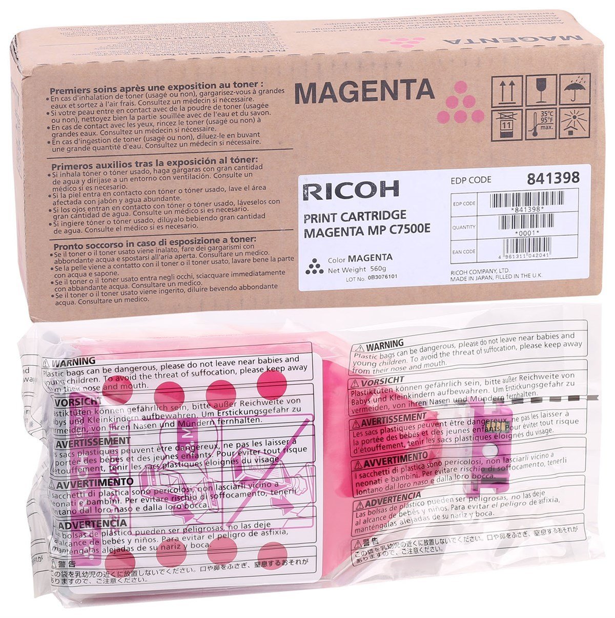 Ricoh MP-C 6000-C7500 Orjinal Kırmızı Toner (842071) (841102) (841398)