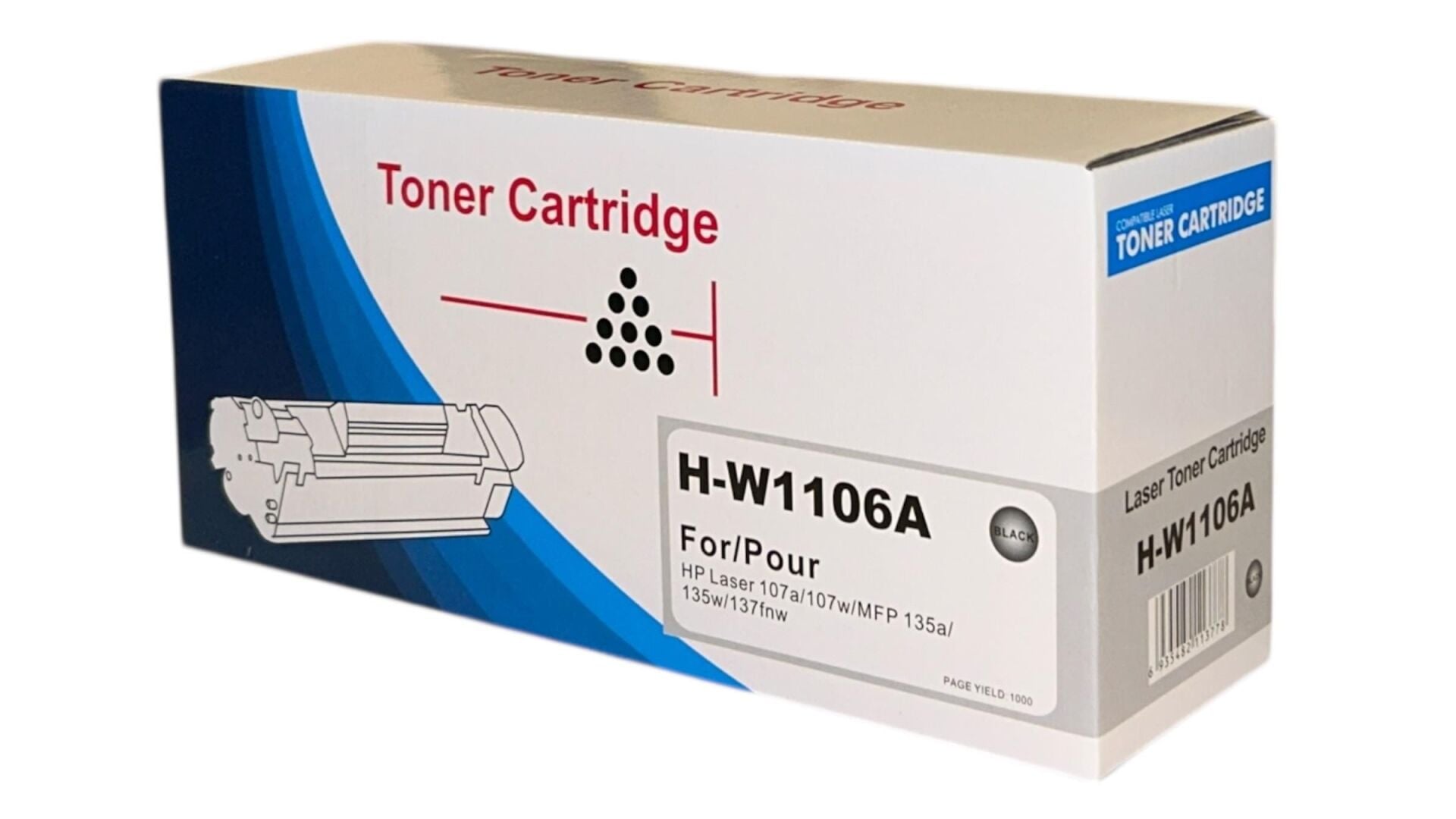 HP 106A Muadil Toner W1106A LaserJet MFP 137fnw  107A 135A 107w
