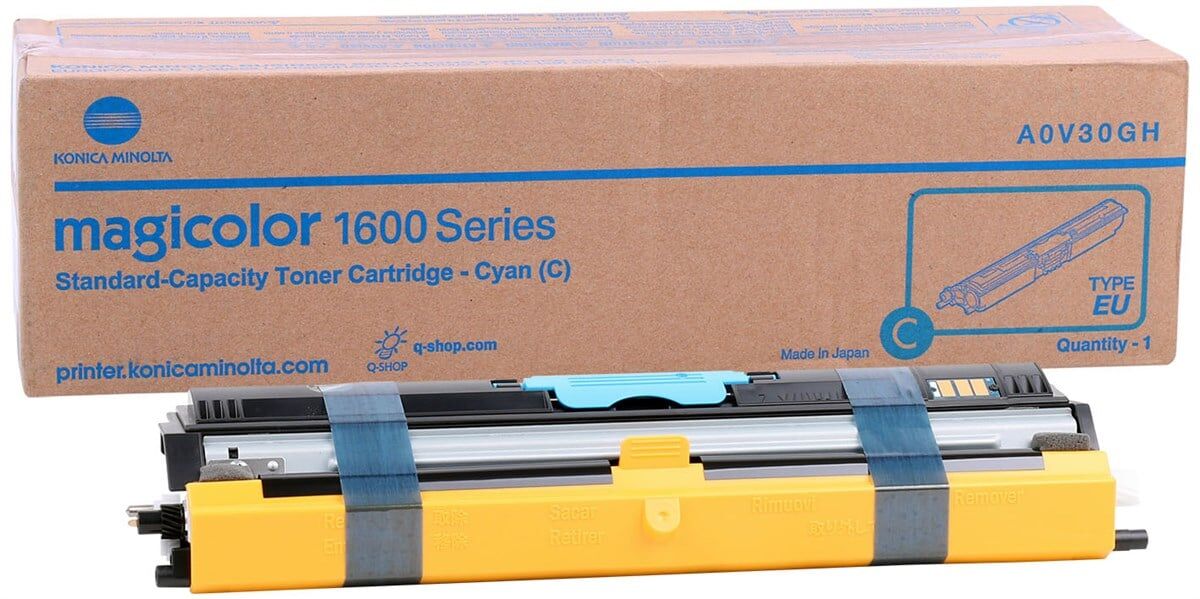 Minolta -1600W Orjinal Mavi Toner -1650EN -1680 -1690MF  A0V30HH (2.500 Sayfa)