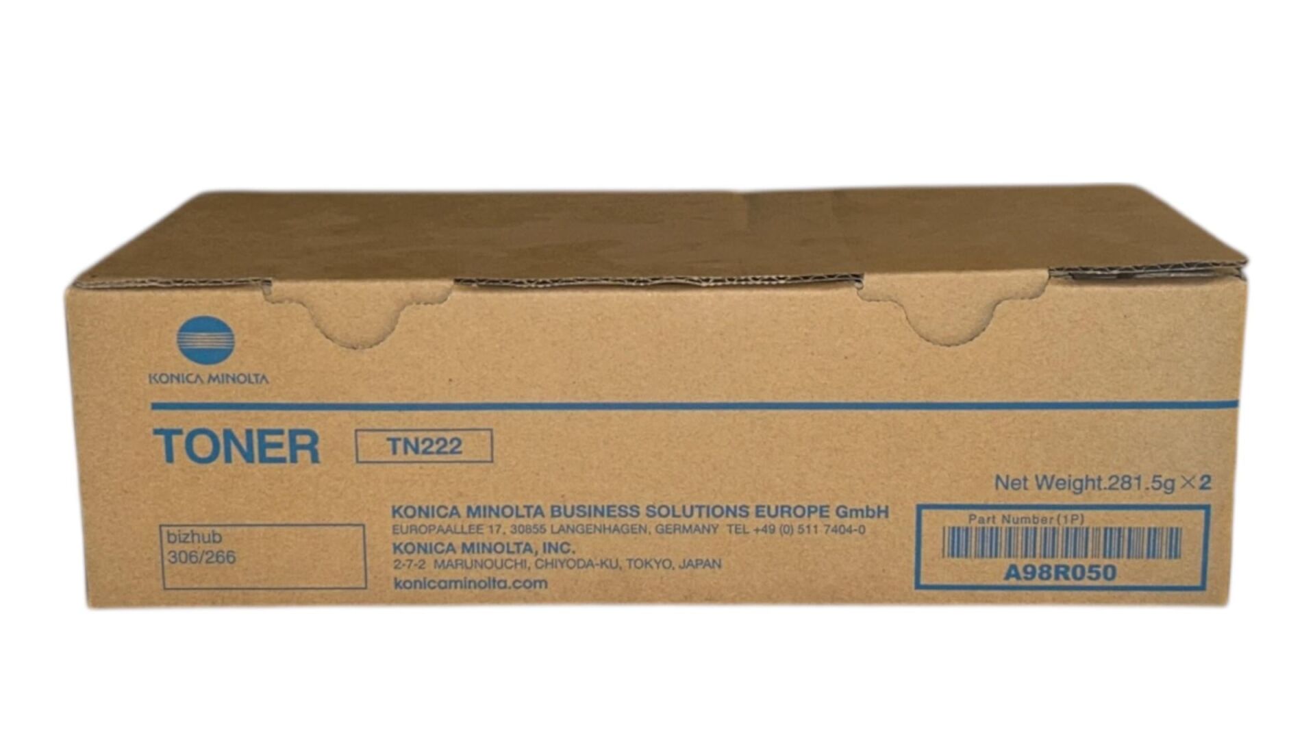 Minolta TN-222 Orijinal Toner Bizhub 266 306