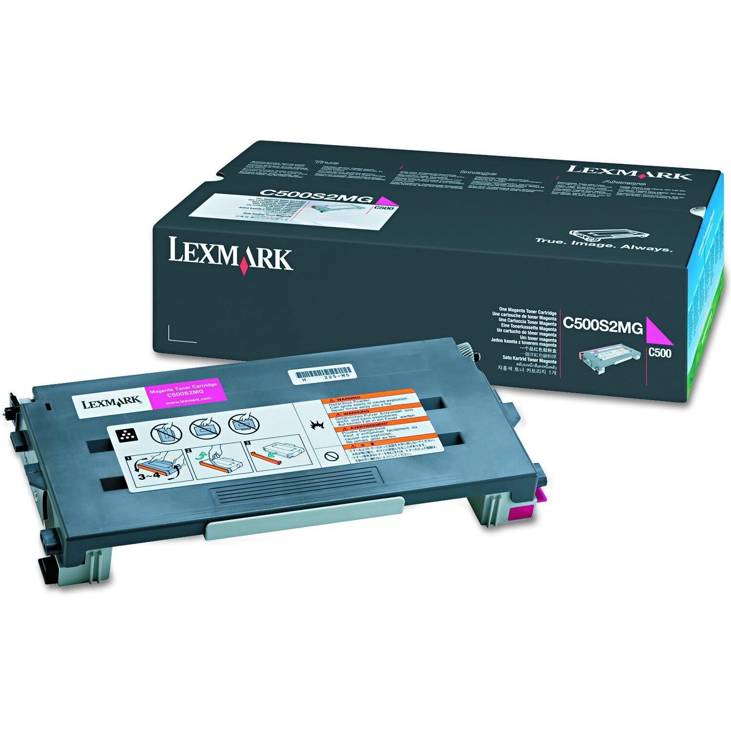 Lexmark C500S2MG Orjinal Kırmızı Toner C-500  X-500  X-502 (1,5k)
