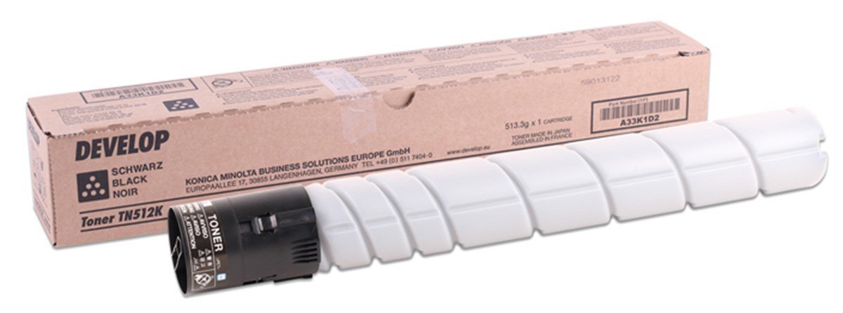 Develop TN-512 Orjinal Siyah Toner Ineo +454 +554  A33K1D2