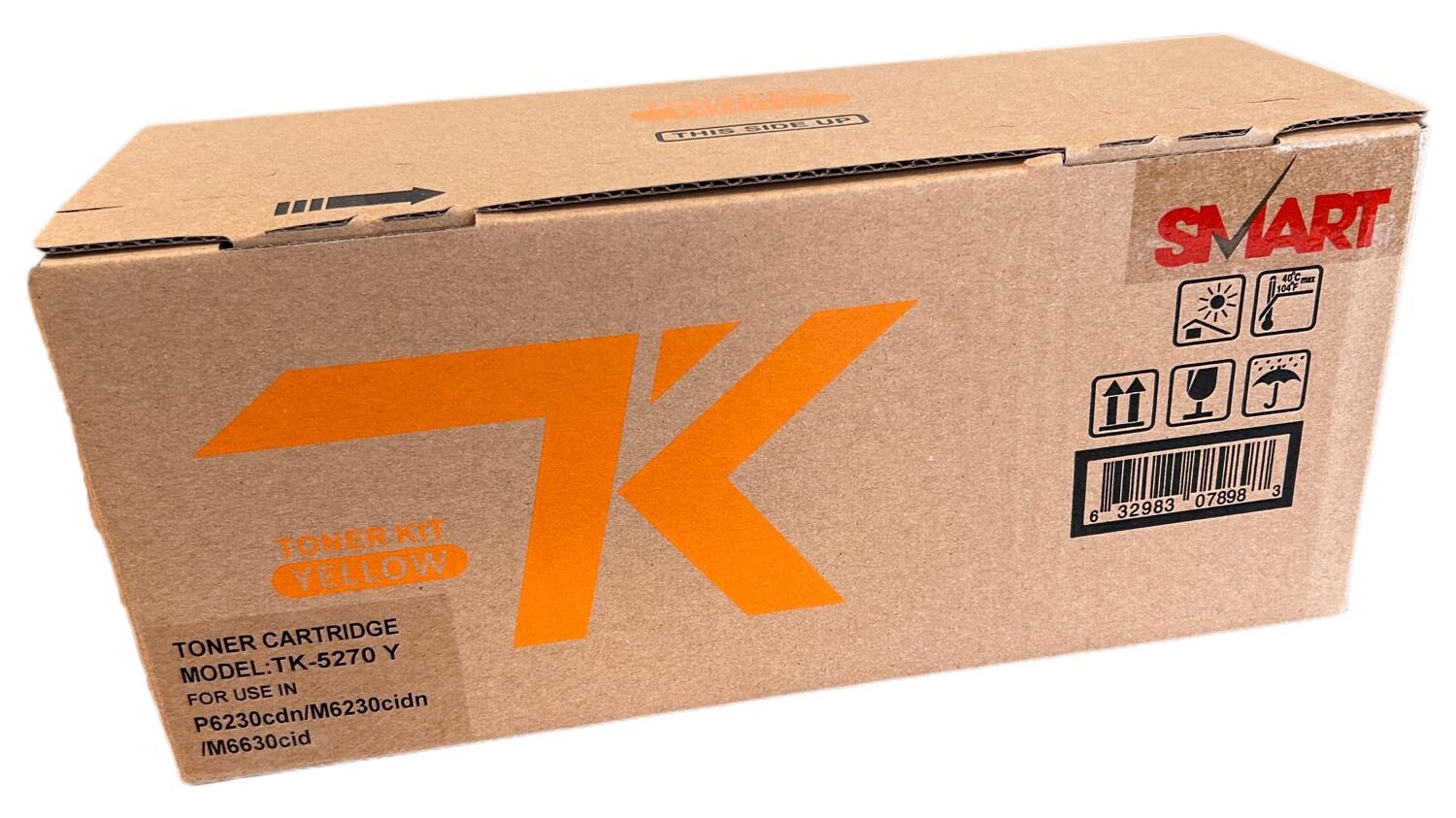 Kyocera Mita TK-5270 Smart Sarı Toner Ecosys M-6230cdn M-6630cdn