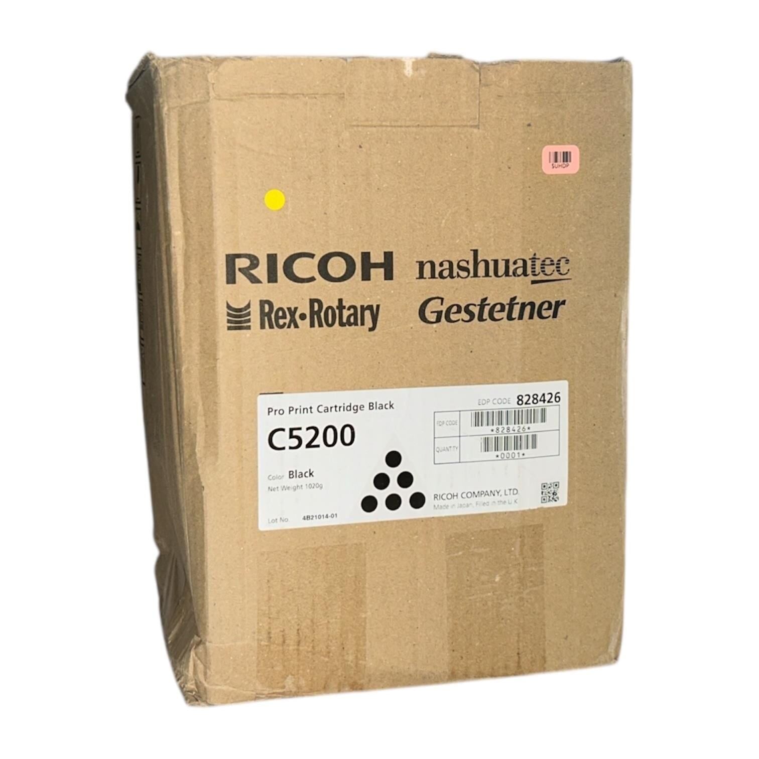Ricoh Pro C5120 C5200 C5210 Orijinal Siyah Toner 828426