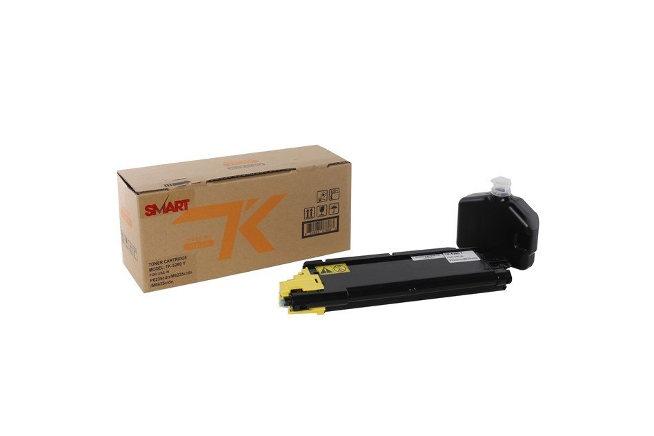 Kyocera Mita TK-5280 Smart Sarı Toner ECOSYS  P-6235cdn M-6635idn