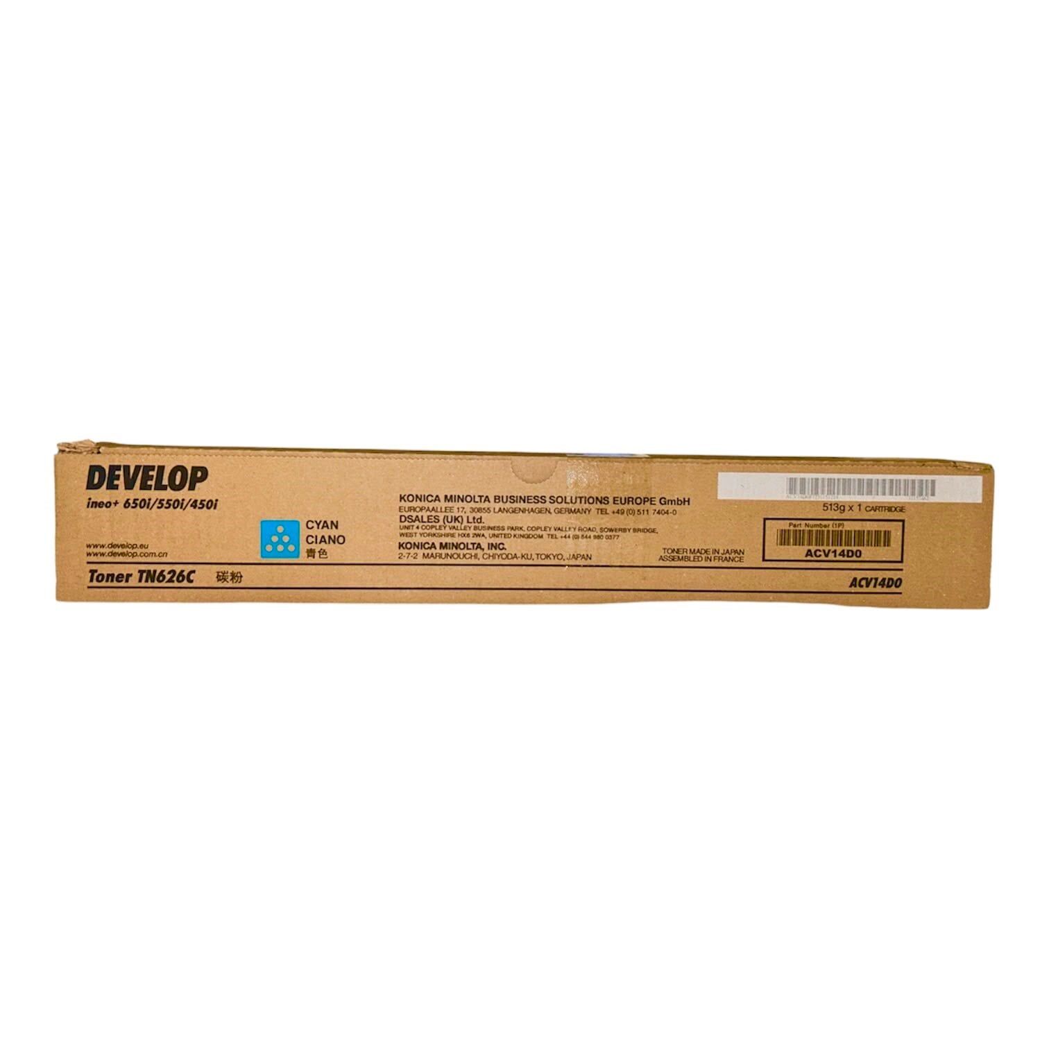 Develop TN-626 Orjinal Mavi Toner Ineo +450i +550i +650i ACV14D0