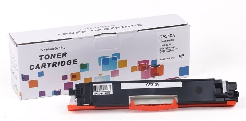 HP CE310A 126A Muadil Siyah Toner CP1025  CRG-729  Pro100 M175 M275