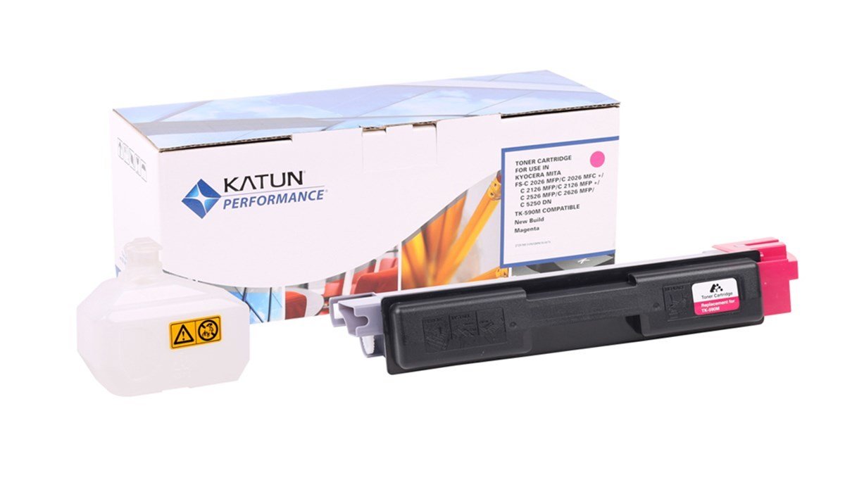 43396-Kyocera Mita TK-590 Katun Kırmızı Toner FS-C -2026 -2126 -2526 -6026 -6526
