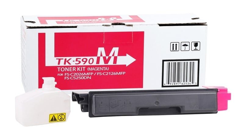 Kyocera Mita TK-590 Smart Kırmızı Toner FS-C -2026 -2126 -2526 -6026 -6526