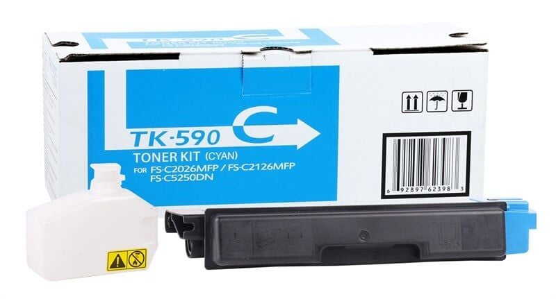 Kyocera Mita TK-590 Smart Mavi Toner FS-C -2026 -2126 -2526 -6026 -6526