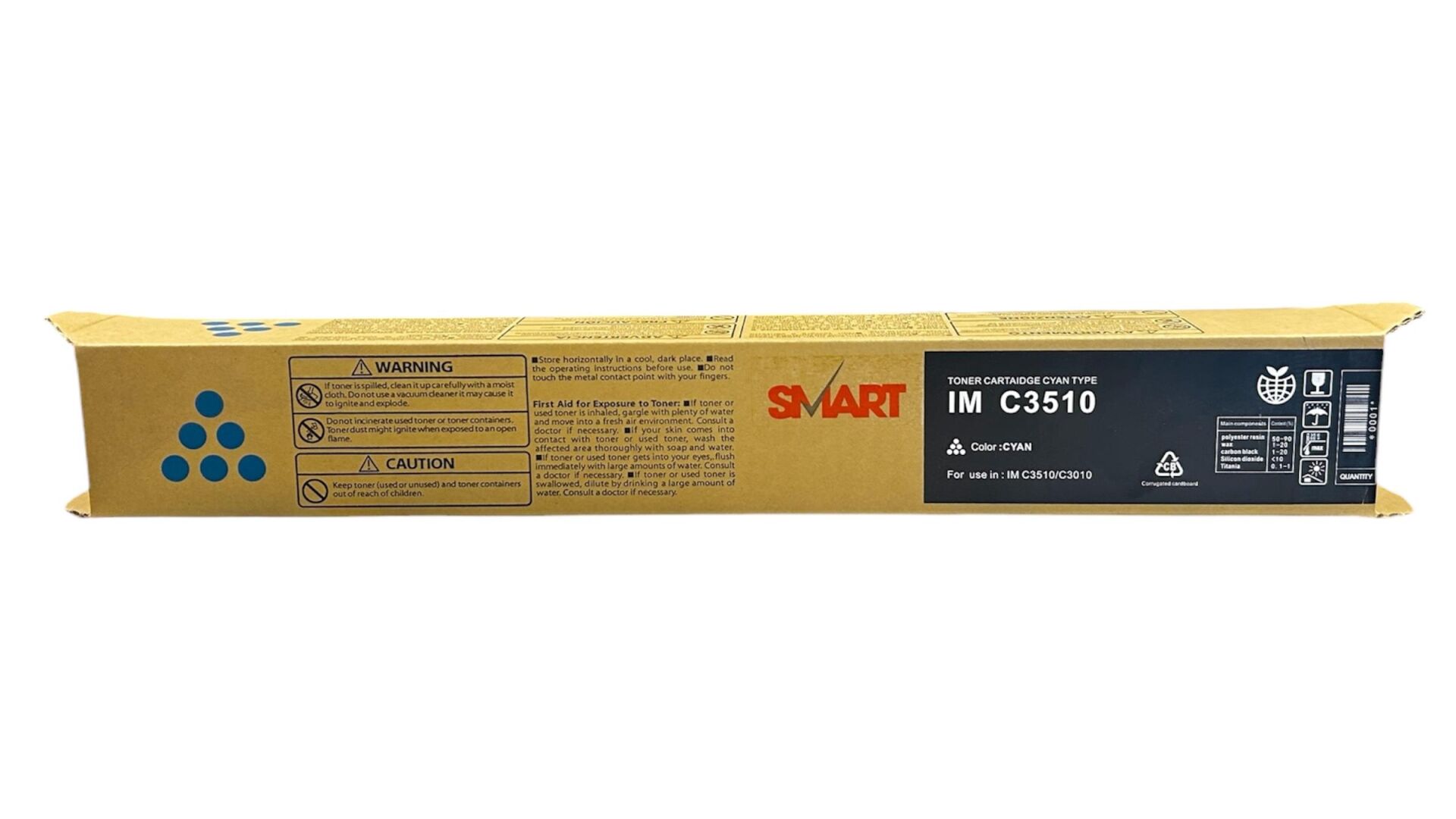 Ricoh IM C3010 IM C3510 Mavi Smart Toner 19k.
