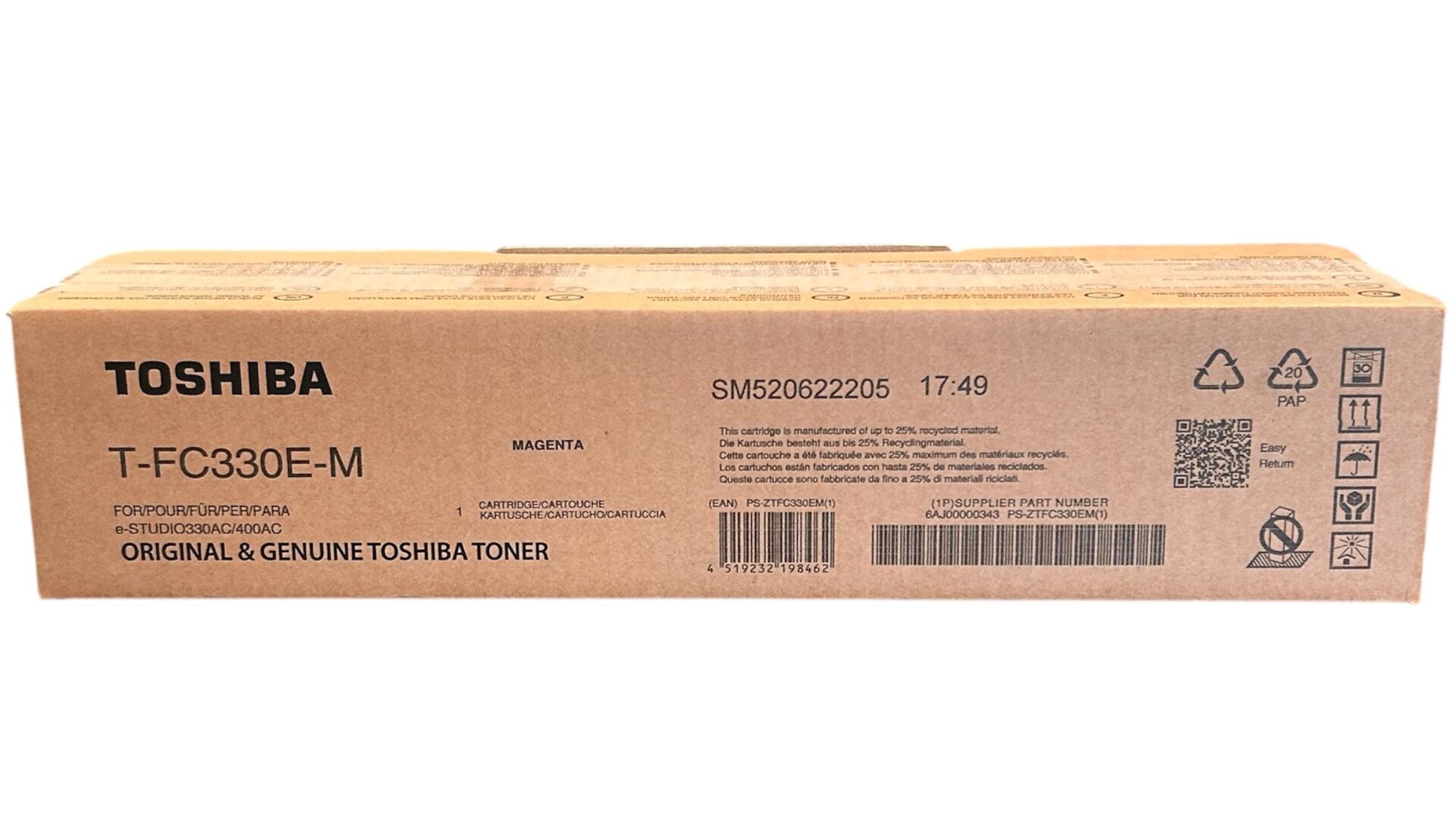 Toshiba T-FC330E-M Orijinal Kırmızı Toner E-Studio 330AC 400AC