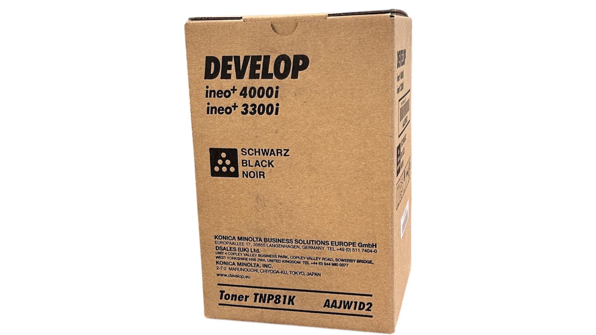 Develop TNP-81 Orjinal Siyah Toner İneo +3300i  +4000i   AAJW1D2