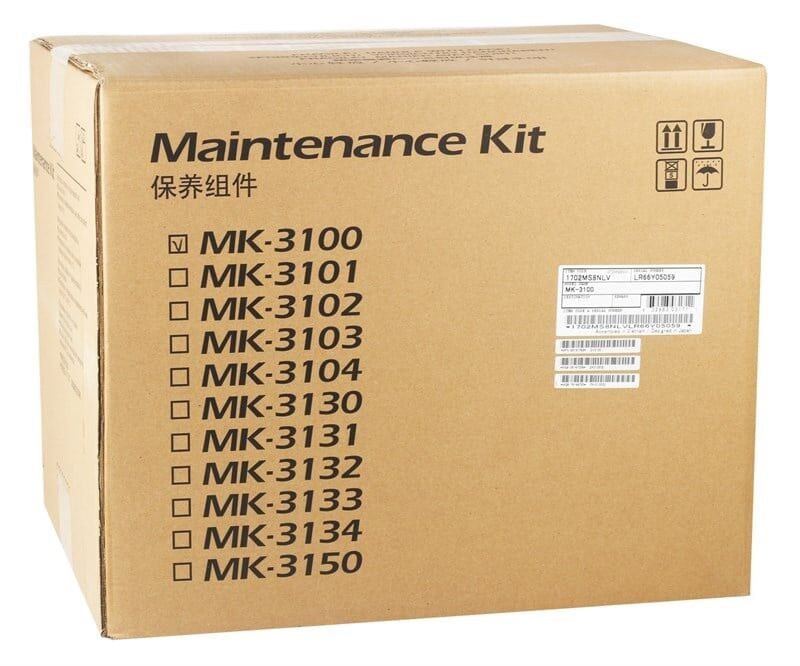 Kyocera Mita MK-3100 OrjinalMaintenance FS2100 M3040 M3540 M3645 Utax P4030,4035