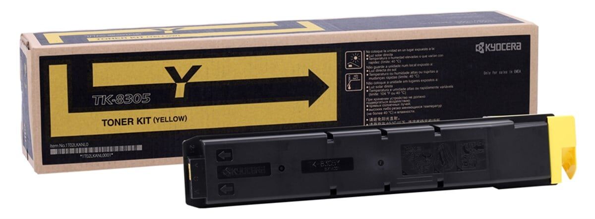 Kyocera Mita TK-8305 Orjinal Sarı Toner 3050ci -3550ci -3051ci -3551ci