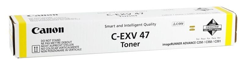 Canon EXV-47 Orjinal Sarı Toner IR-C  -250i  -255i  -350i  -355i
