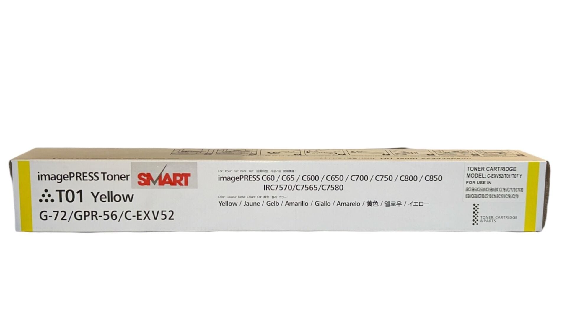 Canon EXV-52 Smart Sarı Toner IR-C 7565 7570 7580 DX 7765 7770 7780 T01 T07