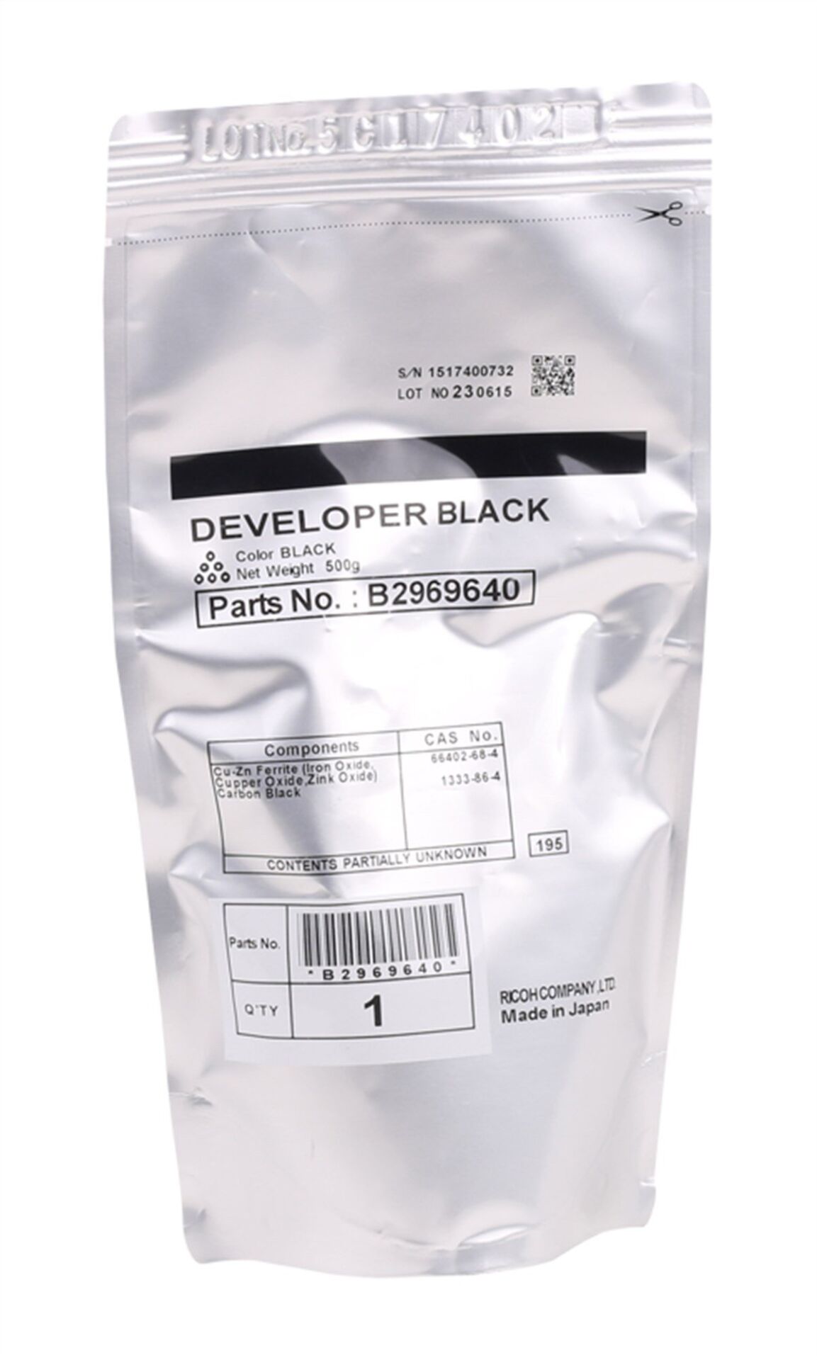 Ricoh MP-3500 4500 Orjinal Developer MP-4000  4001  5000  5001  5002    B2969640