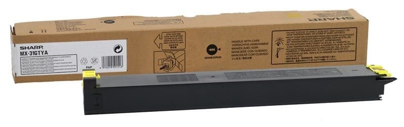 Sharp MX-31GT-YA Orijinal Sarı Toner MX-2301 2600 3100 4100 5100