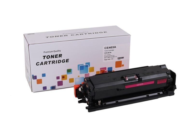 HP CE-253A  504A CE 403A  507A Kırmızı Muadil Toner CP-3525  CM-3530MFP