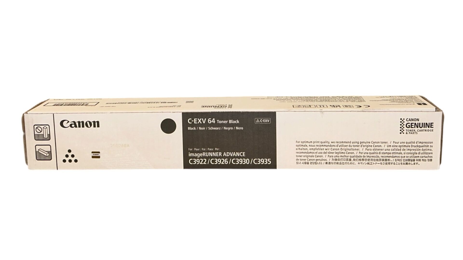 Canon EXV-64 Siyah Orijinal Toner DX C3922i C3926i C3930i C3935i 5753C002
